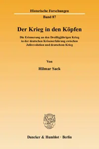 Der Krieg in den Köpfen._cover