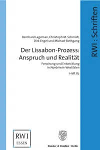 Der Lissabon-Prozess: Anspruch und Realität._cover