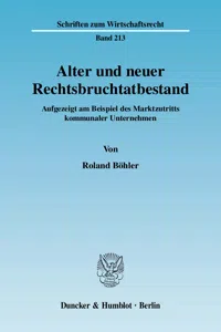 Alter und neuer Rechtsbruchtatbestand._cover