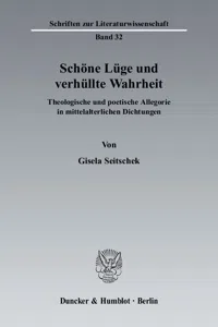 Schöne Lüge und verhüllte Wahrheit._cover