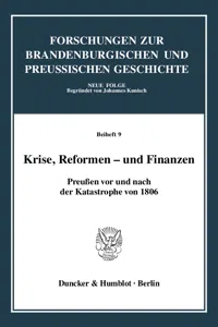 Krise, Reformen - und Finanzen._cover