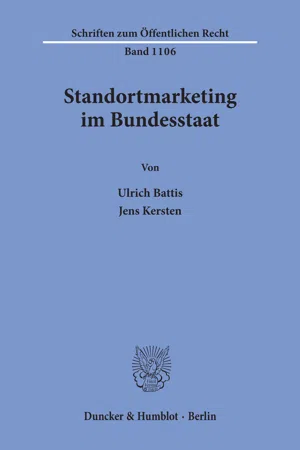 Standortmarketing im Bundesstaat.