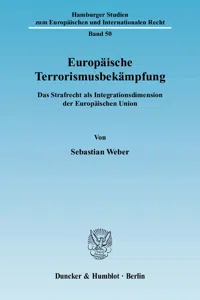 Europäische Terrorismusbekämpfung._cover