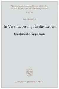 In Verantwortung für das Leben._cover