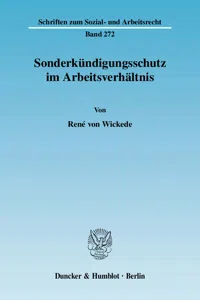 Sonderkündigungsschutz im Arbeitsverhältnis._cover