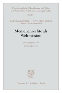 Menschenrechte als Weltmission._cover