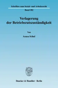 Verlagerung der Betriebsratszuständigkeit._cover