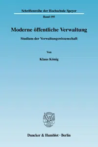 Moderne öffentliche Verwaltung._cover