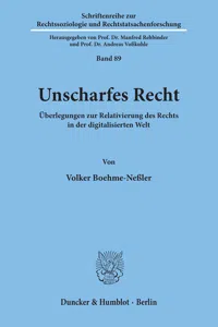 Unscharfes Recht._cover