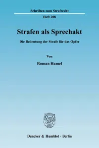 Strafen als Sprechakt._cover