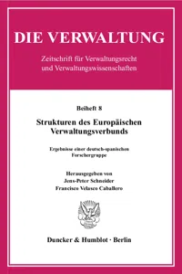 Strukturen des Europäischen Verwaltungsverbunds._cover