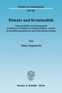 Diskurs und Kriminalität._cover