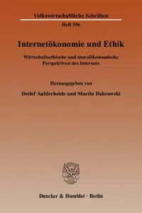 Internetökonomie und Ethik._cover