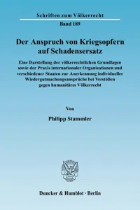 Der Anspruch von Kriegsopfern auf Schadensersatz._cover