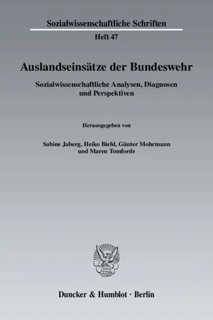 Auslandseinsätze der Bundeswehr.