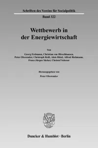 Wettbewerb in der Energiewirtschaft._cover