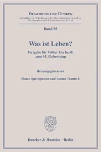 Was ist Leben?_cover