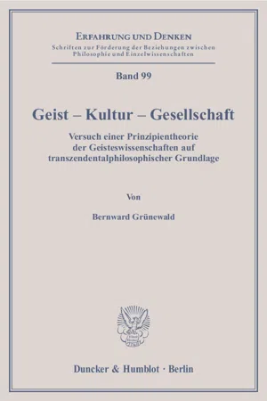 Geist – Kultur – Gesellschaft.