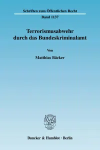 Terrorismusabwehr durch das Bundeskriminalamt._cover