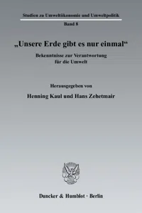 "Unsere Erde gibt es nur einmal"._cover