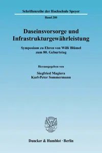 Daseinsvorsorge und Infrastrukturgewährleistung._cover