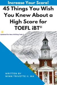 45 Things You Wish You Knew About a High Score for TOEFL iBT®_cover