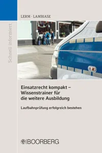 Einsatzrecht kompakt - Wissenstrainer für die weitere Ausbildung_cover