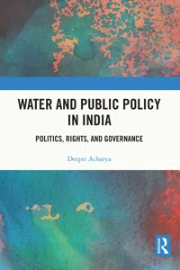 Water and Public Policy in India_cover