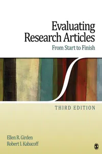 Evaluating Research Articles From Start to Finish_cover