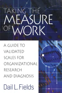 Taking the Measure of Work_cover