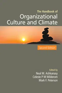 The Handbook of Organizational Culture and Climate_cover
