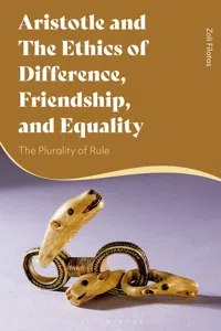 Aristotle and the Ethics of Difference, Friendship, and Equality_cover
