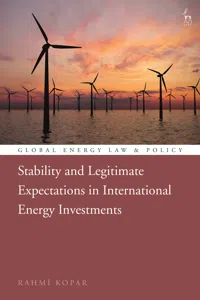 Stability and Legitimate Expectations in International Energy Investments_cover