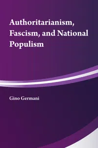 Authoritarianism, National Populism and Fascism_cover