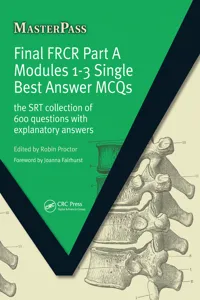 Final FRCR Part A Modules 1-3 Single Best Answer MCQS_cover