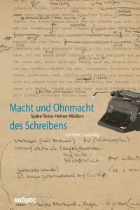 Macht und Ohnmacht des Schreibens_cover