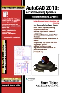 AutoCAD 2019: A Problem-Solving Approach, Basic and Intermediate, 25th Edition_cover