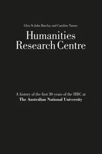 Humanities Research Centre_cover