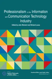 Professionalism in the Information and Communication Technology Industry_cover