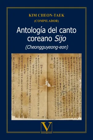 Antología del canto coreano Sijo