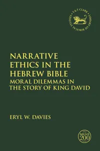 Narrative Ethics in the Hebrew Bible_cover