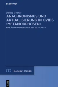 Anachronismus und Aktualisierung in Ovids ›Metamorphosen‹_cover