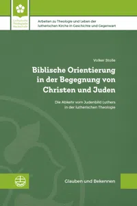 Biblische Orientierung in der Begegnung von Christen und Juden_cover