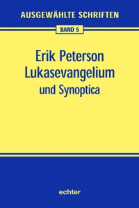 Lukasevangelium und Synoptica_cover