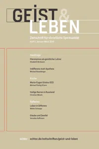 Geist & Leben 1/2019_cover