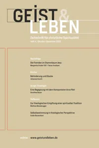 Geist & Leben 4/2016_cover