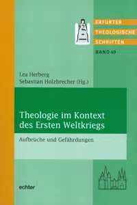 Theologie im Kontext des Ersten Weltkrieges_cover