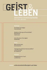 Geist & Leben 1/2020_cover