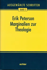 Marginalien zur Theologie und andere Schriften_cover