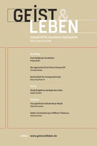 Geist und Leben 2/2016_cover